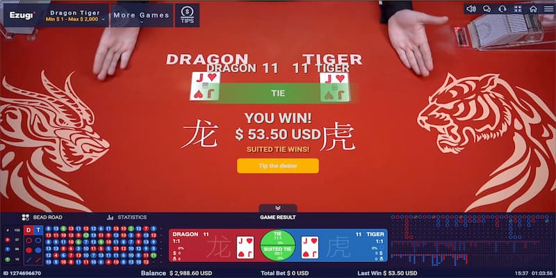 Vì sao Long Hổ tại iwin lại thu hút người chơi?